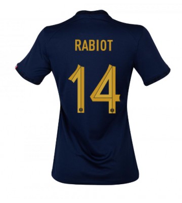 Francja Adrien Rabiot #14 Koszulka Podstawowych Kobiety MŚ 2022 Krótki Rękaw